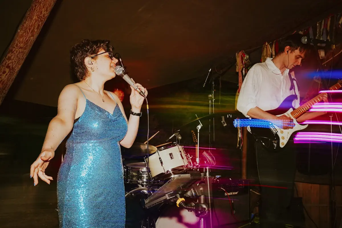 Guest dancing at a wedding